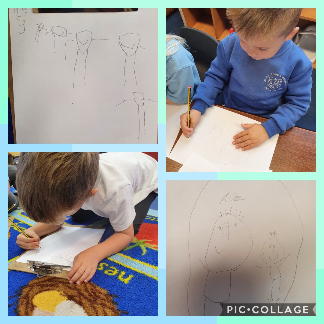 Mrs_Bartle's tweet photo. The Reception children @SpilsbyPrimary @InfinityAcad were so excited to receive a book and letter from @GipseyBridgeSch and @BostonStNic. We read the book, spoke about our different families and drew some pictures ready to send back to the schools. #families #EYFS https://t.co/C23ayOELuO