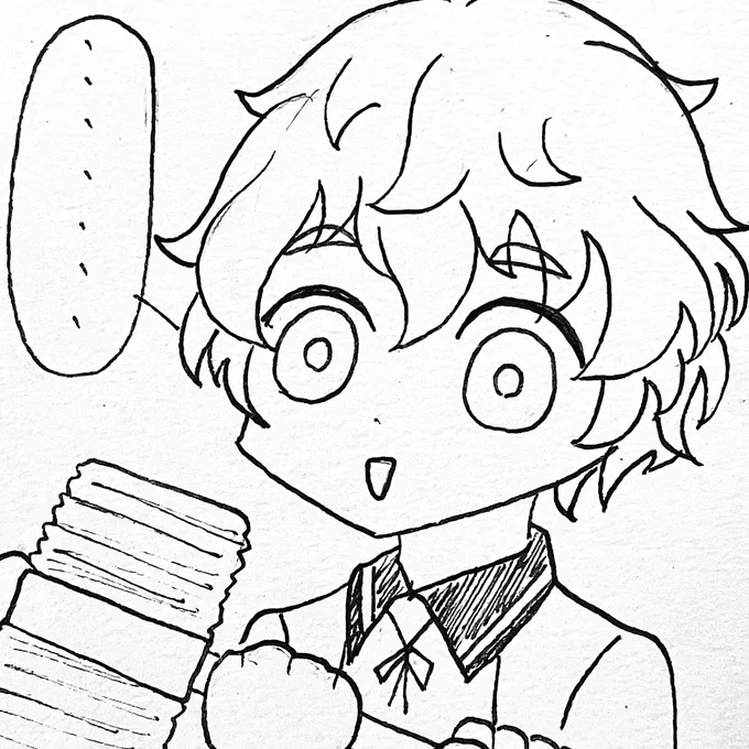 主と青江の距離が近すぎるのは本丸の風紀的にどうなのか考えてる秋田くん(初鍛刀) 