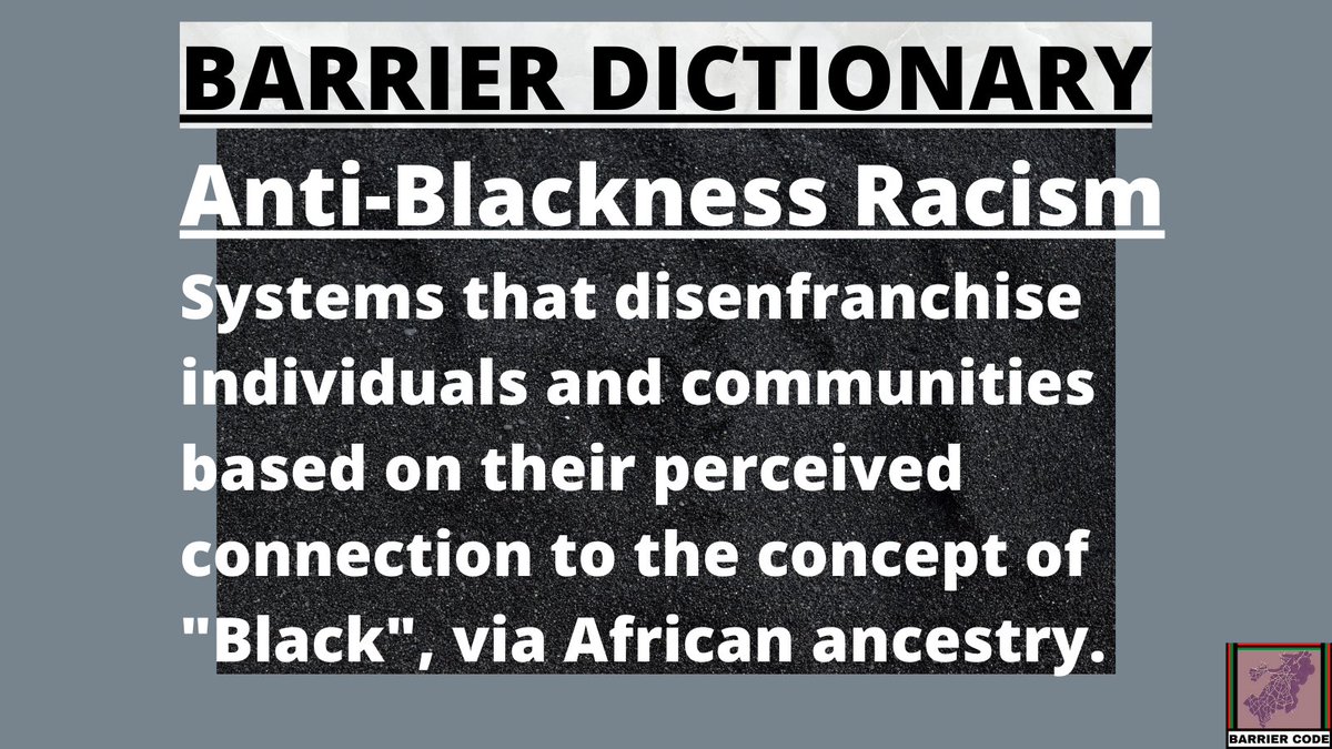 barrier_code's tweet image. Anti-Blackness Racism is so pervasive throughout the world. Whether skin bleaching or the brown paper bag test, this form of racism impacts certain communities. 

#BarrierDictionary #BarrierCode #AntiBlackness #Racism
