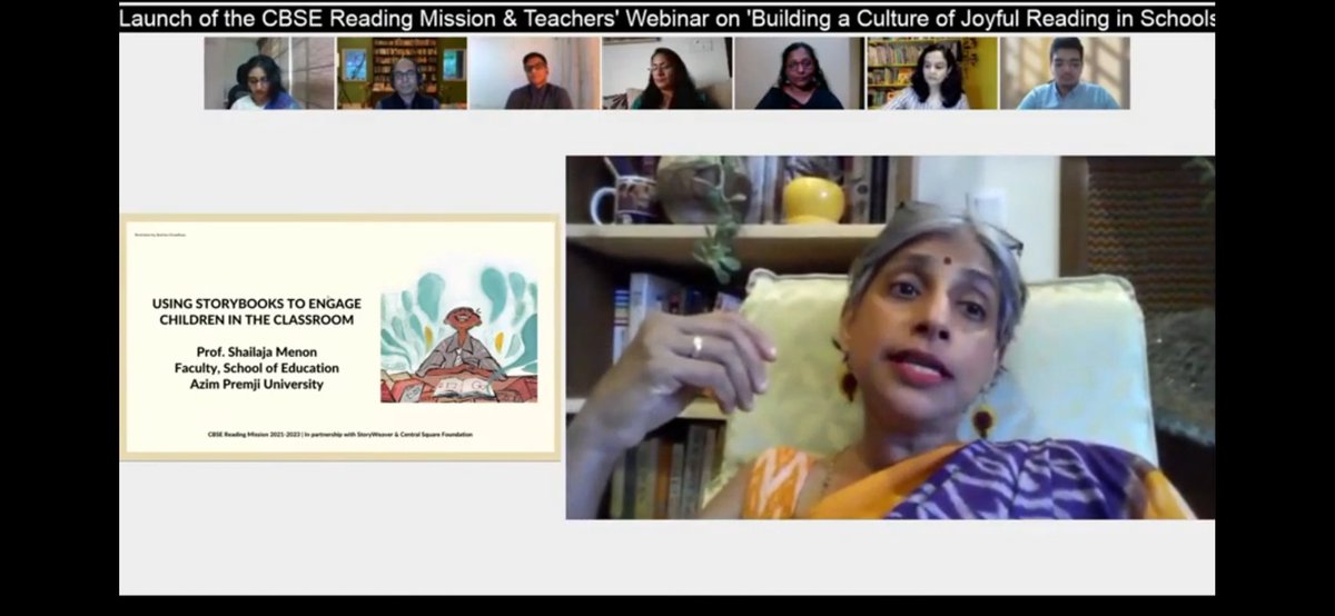 Priyank92728363's tweet photo. An Interesting Webinar by CBSE kn Reading abilities for students #knowledgeable #CBSETrainings
@Prabhjo60556013 #CBSEReadingMission @STSWSRAJGOMAL
@cbseindia29
#Shikshaparv  #AmritMahotsav https://t.co/hJdXKAtkWH