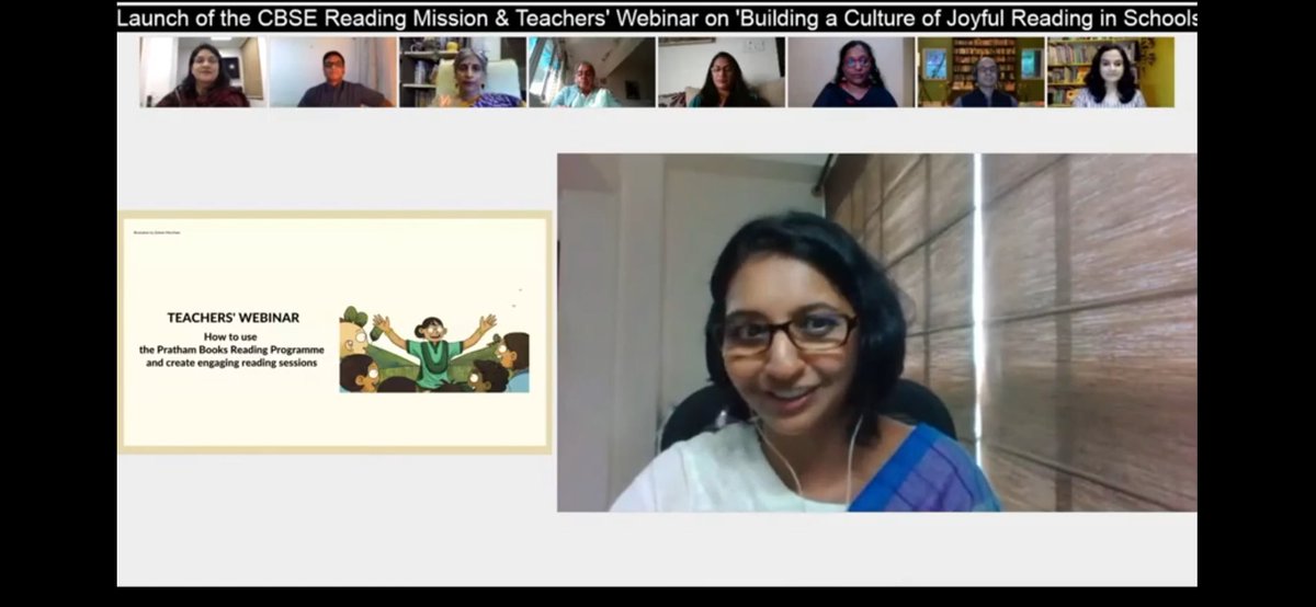 Priyank92728363's tweet photo. An Interesting Webinar by CBSE kn Reading abilities for students #knowledgeable #CBSETrainings
@Prabhjo60556013 #CBSEReadingMission @STSWSRAJGOMAL
@cbseindia29
#Shikshaparv  #AmritMahotsav https://t.co/hJdXKAtkWH