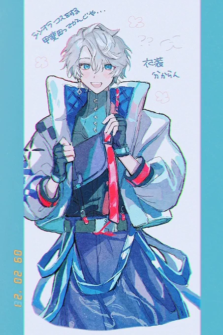 シンオラ描きたかったけどいつもの甲斐田になっちゃった…
衣装わからんけど好き😭 #描いた晴 