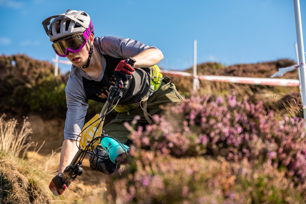 Henri Armstrong during the Ard Moors Enduro, where he finished 31st. Asked to comment on the day, Henri was more than happy with his finishing position. “I cracked my frame in practise”, the young Spa rider explained, “so happy it didn’t get any worse”. Picture: ALC Photography