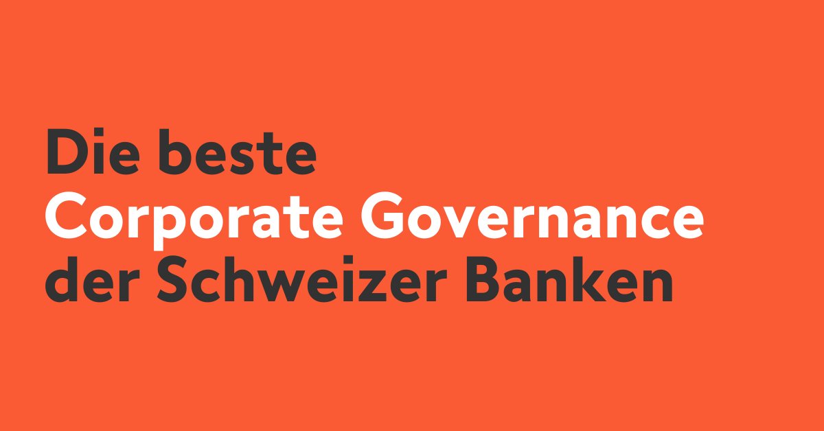 Swissquote_de's tweet photo. 🏆 Gemäss der neuen #zRating-Studie von #Inrate verfügt Swissquote über die beste #CorporateGovernance der Schweizer Banken.
▶️ Lesen Sie die Pressemitteilung: https://t.co/9stvmQSqOG https://t.co/2KUBedebAW