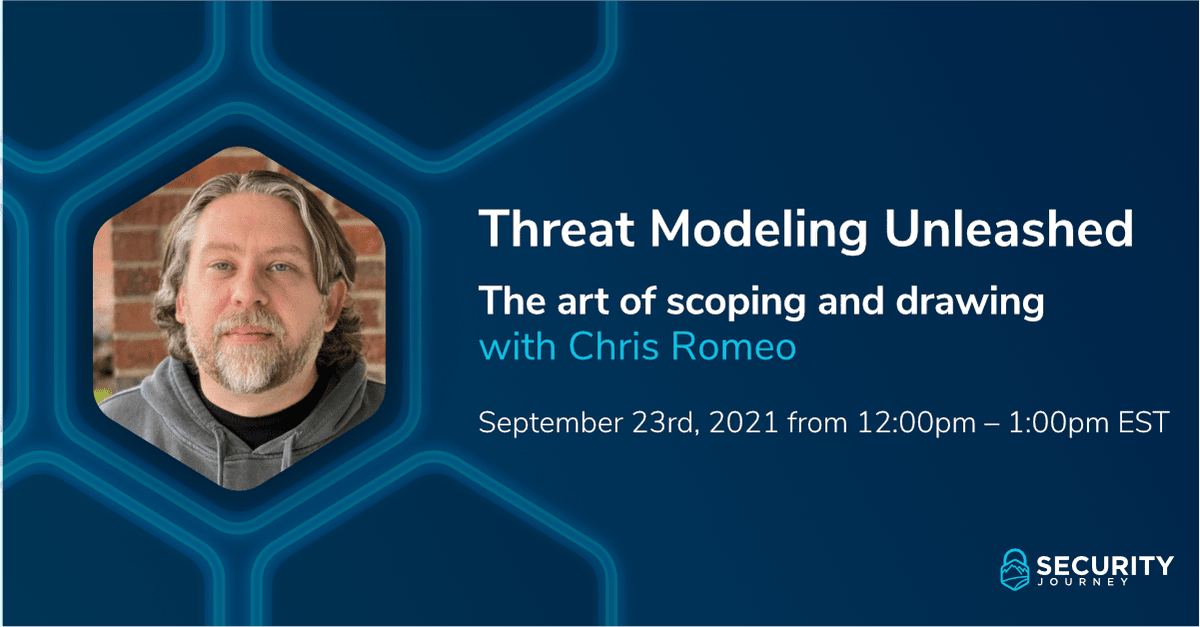 SecurityJourney's tweet photo. Are you ready to start threat modeling? Join Security Journey's Threat Modeling Unleashed webinar to understand the art of scoping and drawing. https://t.co/bDA0n7Egos

#SecurityJourney #ThreatModeling #ThreatModel #AppSec #CyberSecurity #ApplicationSecurity https://t.co/PCRLT92kNH