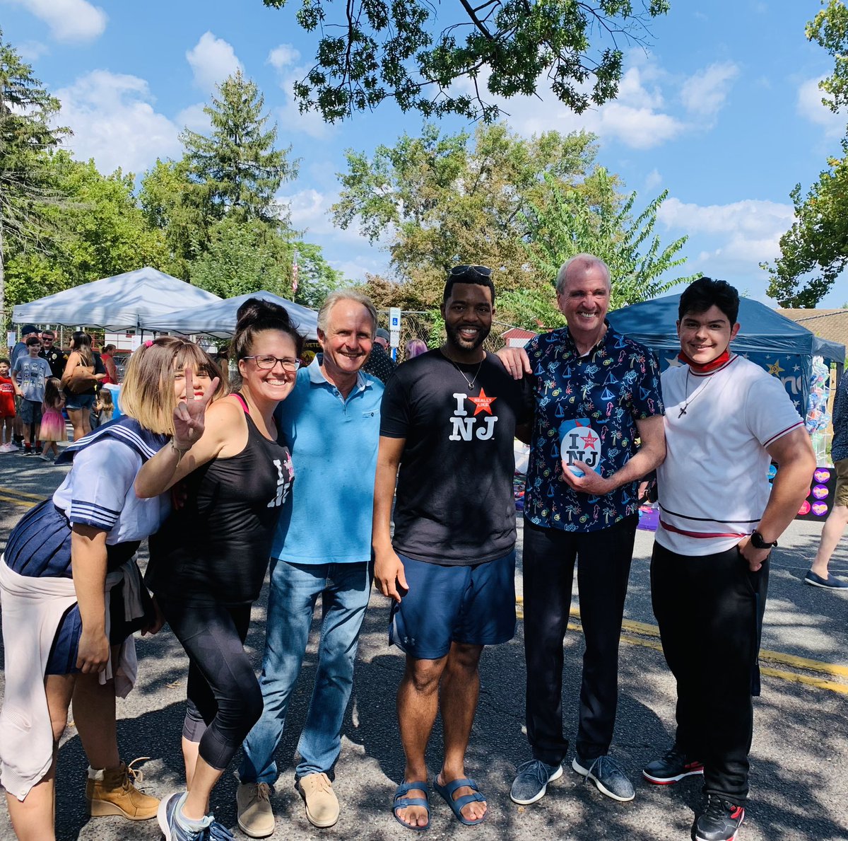 AstraEVP's tweet photo. . @ireallylikenj &amp; so does @GovMurphy &amp; Haddon Township Mayor, Randy Teague! Haddon Twp. 31st Annual Block Party #randyteague @HaddonNJPatch @CommRocksNJ @NJGov https://t.co/4eUE1aX1Zv