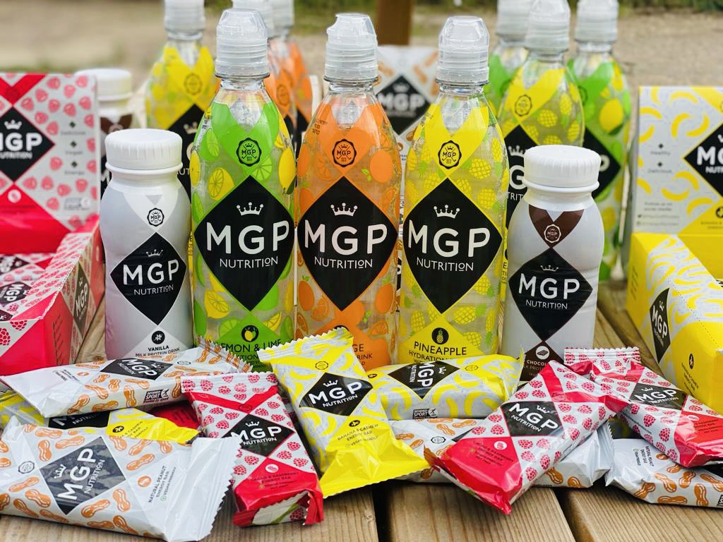 The full MGP Range 😍 ✔️ MGP Hydration Drinks: 🍋🍊🍍 Lemon & Lime / Orange / Pineapple ✔️ MGP Energy Bars: 🥜🍌🍫 Peanut / Banana / Choc&Raspberry ✔️ MGP Protein Shakes: 🥛🍫 Vanilla / Chocolate #FuelToTheMax #MGPNutrition