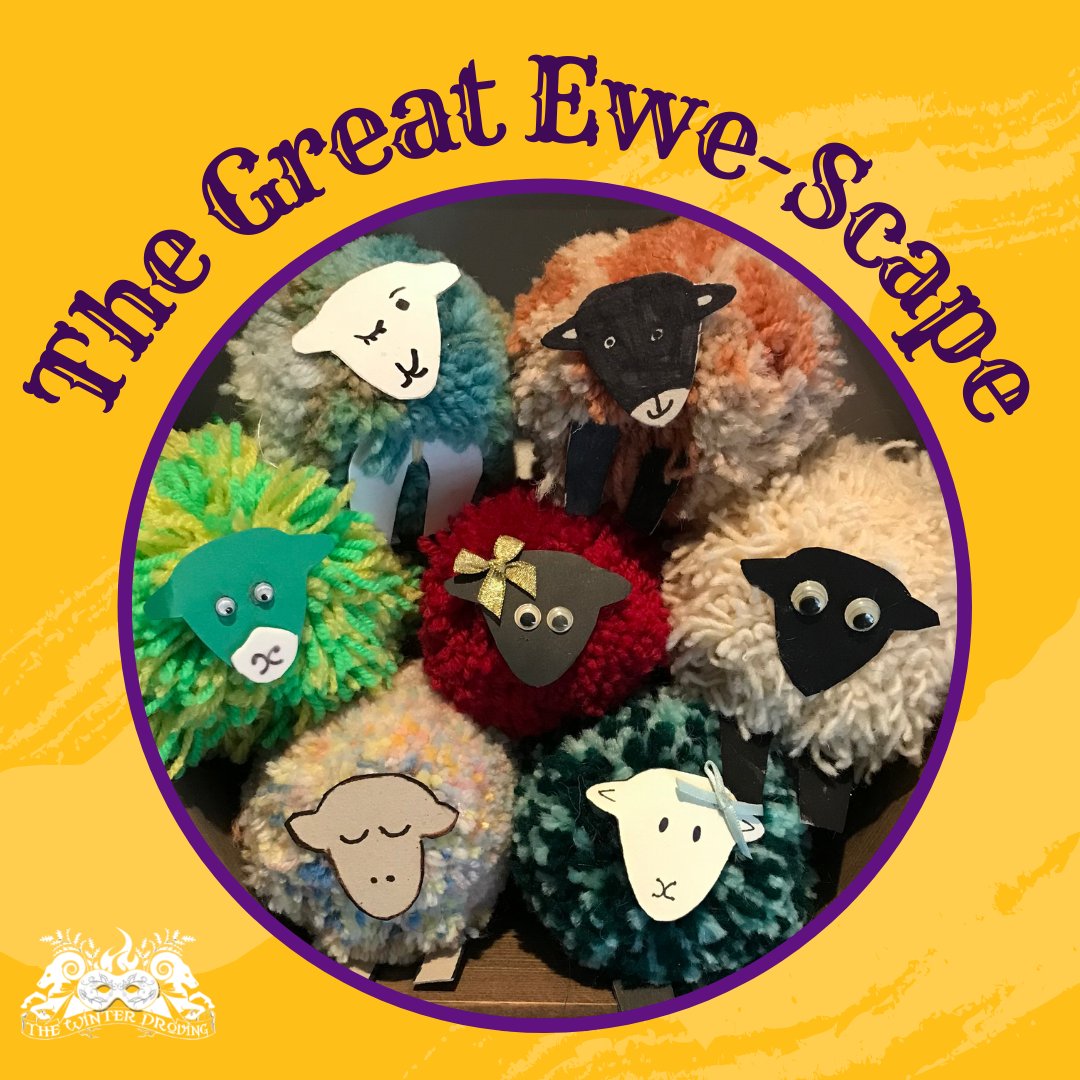 The Great Ewe-scape 🐑
Those pesky #WinterDroving Sheep have escaped and we need your help to find them!
So what do you need to do if you find a sheep?
1 Take a picture of the sheep
2 Upload your picture to Facebook or Instagram
3 Use the hashtag #WhereAreEwe
