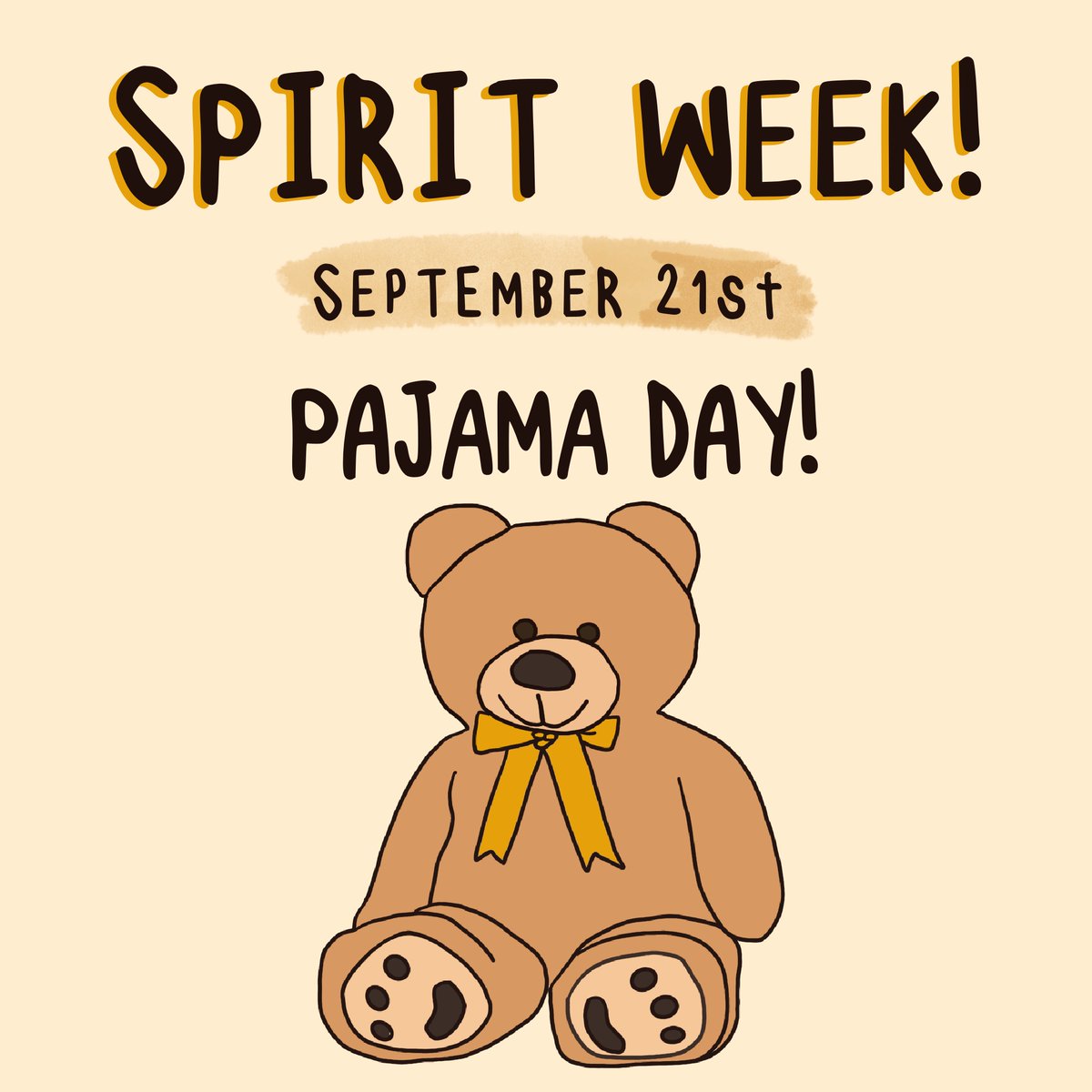 DAY 2 of SPIRIT WEEK !!! Making online school easier this TUESDAY with PAJAMA DAY! Wear your favourite PJS all day tomorrow and show your PANTHER PRIDE! #PantherPride #GoPanthers