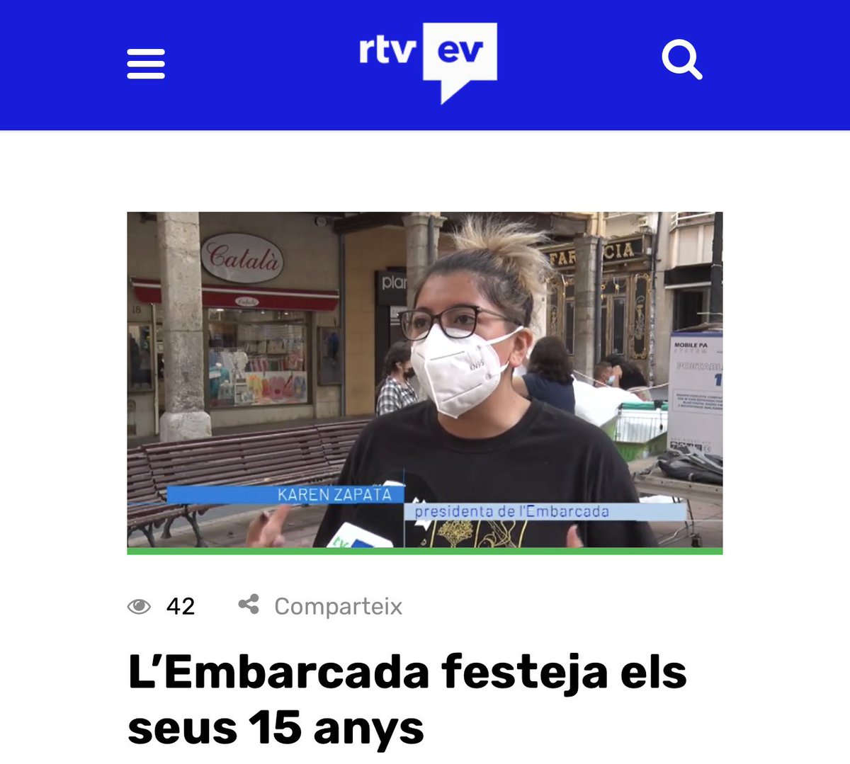 LEmbarcadaACP's tweet photo. Us passem l’enllaç de la notícia a @rtvelvendrell del nostre 15è Aniversari: https://t.co/0HmqxDXQ9D https://t.co/KgoDZtA1k2