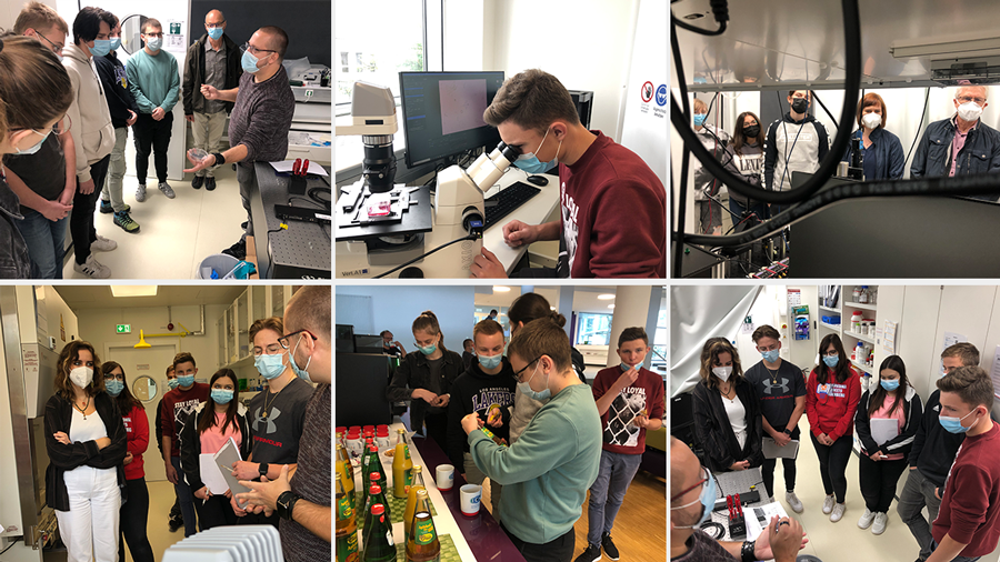 mpi_msp's tweet photo. Today students from the #Goethegymnasium Weißenfels visited us at the @mpi_msp and had the chance to get #LabTours and experienced hands-on science. 😉 #futureScientists #universalchildrensday https://t.co/53dw0SHPK3