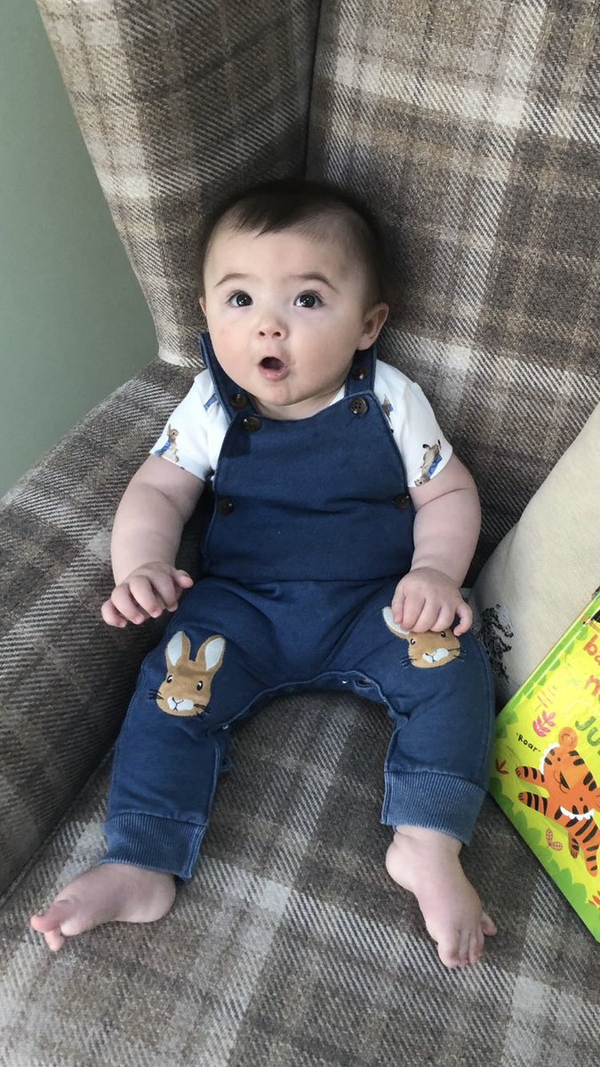 My little bunny is looking very cute today 🐰 <a href="/Joulesclothing/">Joules</a> <a href="/BeatrixPotter/">The World of Peter Rabbit</a> #PeterRabbit