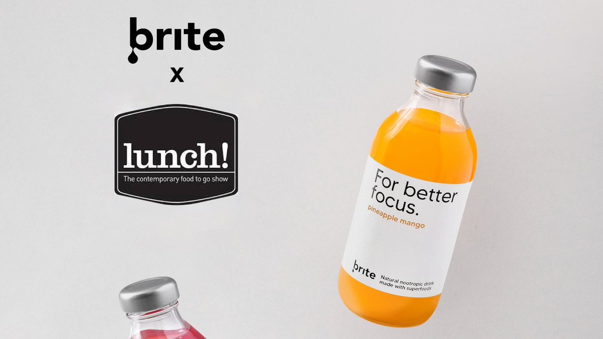 Brite (@britedrinks) on Twitter photo 3 ways to try Brite this week 🧠⚡️ For B2B: come for a chat at <a href="/lunchexhibition/">lunch! 2024 - 18 & 19 Sept 2024</a>, our stand is SU20 and grab a bottle of Brite for a productive day at the show 23-24 September.
And 2 pop-ups in central London, #Chelsea and #NottingHill, so keep your eyes peeled!
#nootropics #brite 3 ways to try Brite this week 🧠⚡️ For B2B: come for a chat at <a href="/lunchexhibition/">lunch! 2024 - 18 & 19 Sept 2024</a>, our stand is SU20 and grab a bottle of Brite for a productive day at the show 23-24 September.
And 2 pop-ups in central London, #Chelsea and #NottingHill, so keep your eyes peeled!
#nootropics #brite