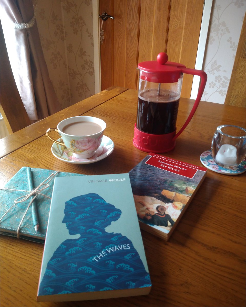 LunarLast's tweet photo. "How much better is silence; the coffee cup, the table. How much better to sit by myself like the solitary sea-bird that opens its wings on the stake. Let me sit here for ever with bare things, this coffee cup...myself being myself."
Virginia Woolf, The Waves https://t.co/m1FJlvgmMa