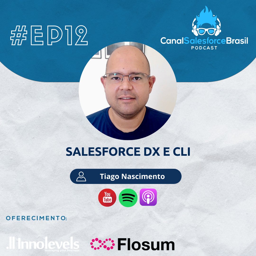 TuvisCast's tweet photo. Já ouviu falar sobre Salesforce DX mas ainda tem diversas dúvidas sobre?
O Tiago Nascimento que é Program Architect na Salesforce e clarifica em detalhes tudo o que você precisa saber sobre DX e Salesforce CLI!
https://t.co/h8wp67k8ZV
#salesforce #sfdx #salesforcecli https://t.co/3wTO5t1wc5