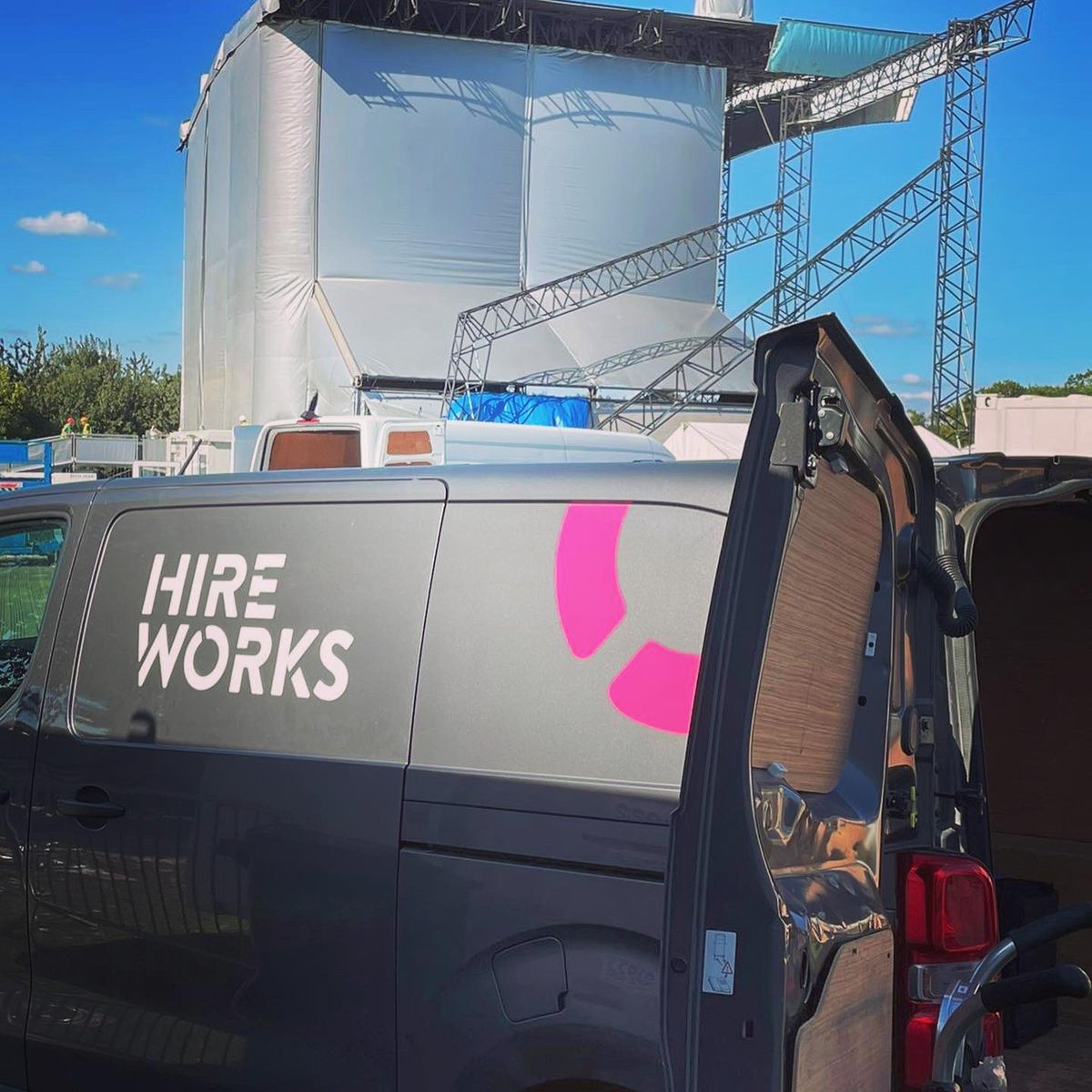 HireworksLtd's tweet photo. Packing up after a great weekend hiring kit for the Isle of Wight Festival 2021 ๐ธ
#hireworks #kit #hire #avid #obevents #live #isleofwightfestival #iowfestival #2021 #liamgallagher #tomjones #snowpatrol #davidguetta #duranduran #music #festival https://t.co/LetKGcLQnP