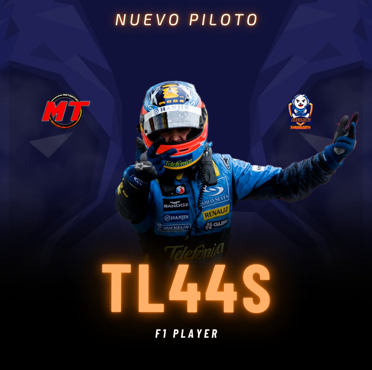 🔥🔥THREE NEW SIGNINGS🔥🔥

-These three guys are very fast on PS4 and they are going to join us for the next season!!
1️⃣ <a href="/ScottyBugner/">Scott Bugner</a>
2️⃣ <a href="/CharlieArris/">Charlie Harris</a>
3️⃣ @TomLees444 

🇬🇧WELCOME GUYS!!🇬🇧
#TeamAdictos #VamosAdictos 
<a href="/MotorTimeES/">MotorTimeES #F1Testing🇧🇭</a> <a href="/OrGamingTn/">OrGaming</a>