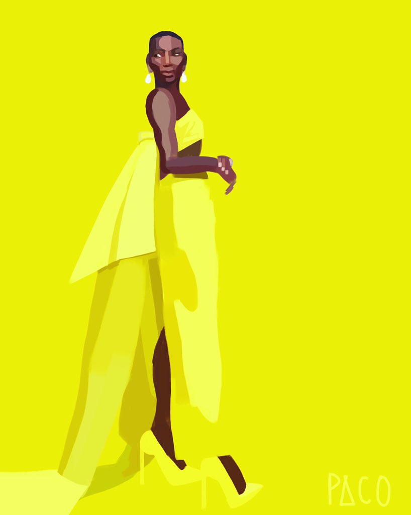 Paco__May's tweet image. Drew the Emmys 😉