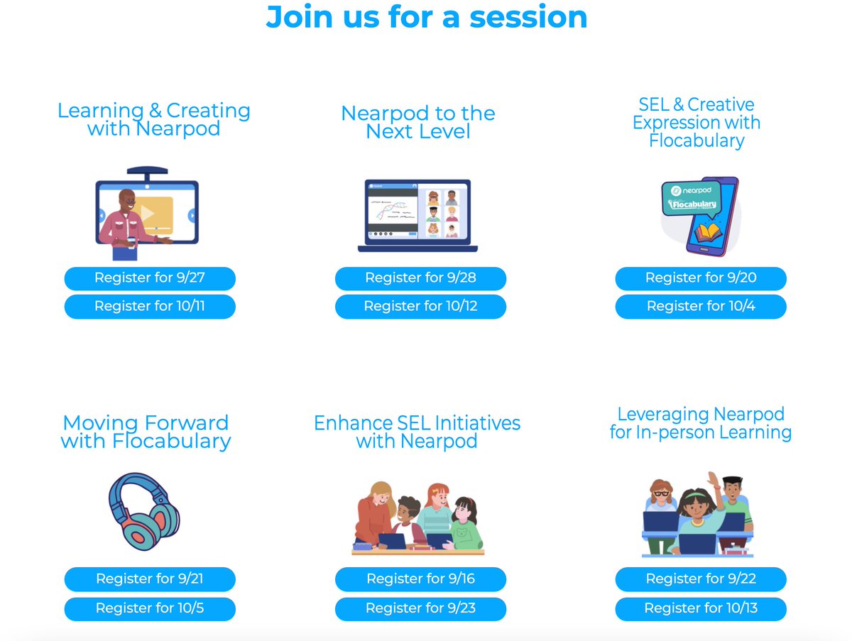 For all NYC 💙 @nearpod and 🔥🎤@Flocabulary PDs please visit our website to register!! . . . ➡️Go to get.nearpod.com/nyc-pd