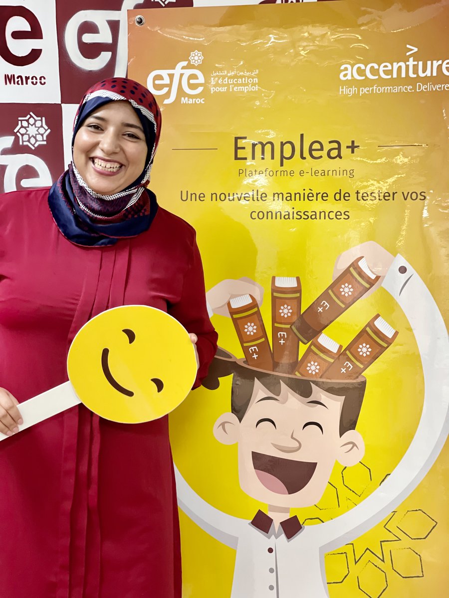 Education For Employment - Europe (@ef_euhub) on Twitter photo Collaboration with <a href="/AccentureSpain/">Accenture Espaรฑa</a> always makes us smile. Thanks to Accenture for supporting this <a href="/EFEMaroc/">EFE-Maroc ๐ฒ๐ฆ</a> trainee and so many more in gaining new skills. Collaboration with <a href="/AccentureSpain/">Accenture Espaรฑa</a> always makes us smile. Thanks to Accenture for supporting this <a href="/EFEMaroc/">EFE-Maroc ๐ฒ๐ฆ</a> trainee and so many more in gaining new skills.