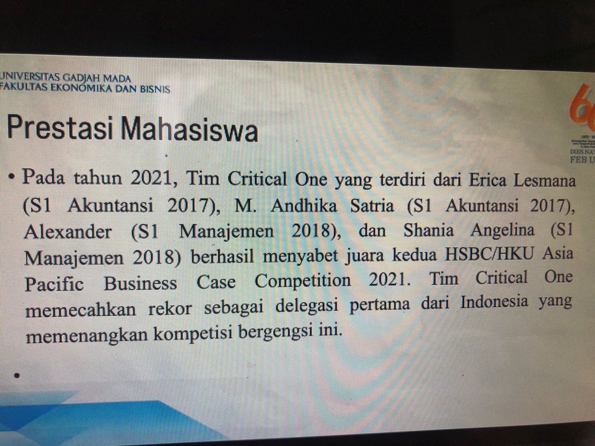 kafegama's tweet photo. Prestasi para Mahasiswa FEB UGM yg membanggakan , dalam bingkai semangat " Guyup~Rukun~Migunani" - BRAVO Para Patriot Intelektual Bangsa !!! https://t.co/9NiY0EXXQ2