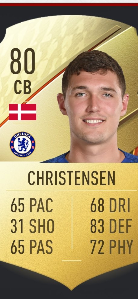 SaulNiguezSZN's tweet photo. How is EA Sports still in business?
Pepe has 15+ more pace than Christensen 😭 https://t.co/iP4Zpt8elN