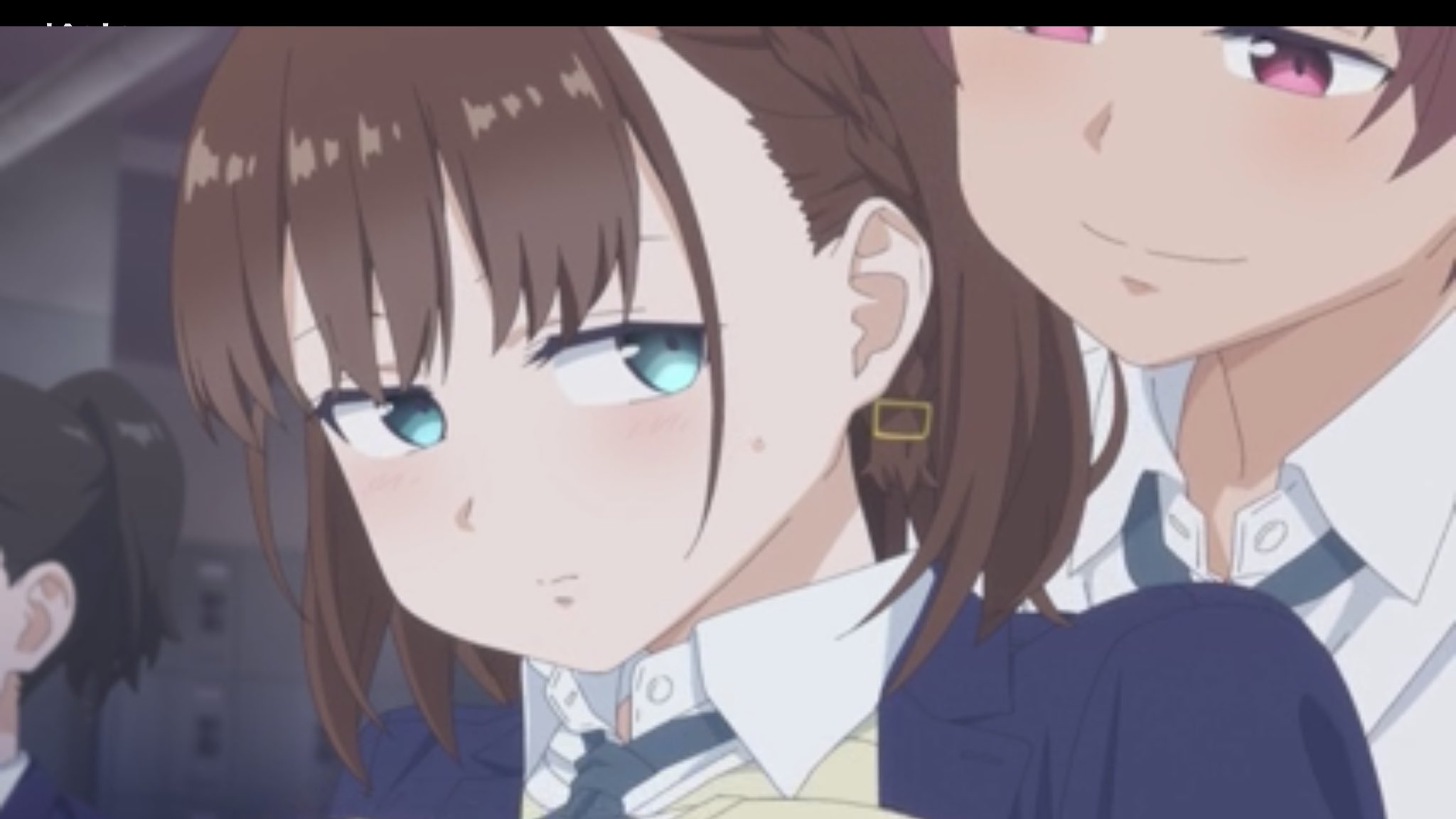 丸本一輝 こんなに嬉しいことはない 笑 前期の流れから一層親密度が増したかと思ったけれど 公共の交通機関の中だからかな 矢張りお兄さんも大人なんだな 笑 アニメたわわ2 パインジャム じゃないからかな アイちゃん 横浜アニメーションラボ