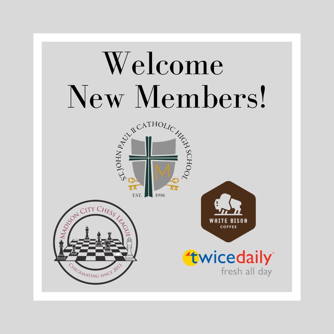 madisonalcc's tweet photo. Welcome new members of the Madison Chamber! https://t.co/dCn0zAMD6s
