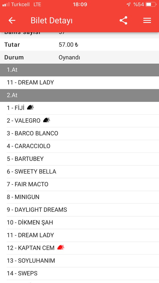 Son Koşu yetiştiremedim yazmayı 20 at seçmekte inanın zorlandım
yarın söz telafi edeceğim..