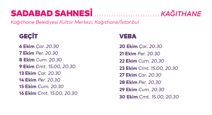 2021 - 2022 Tiyatro Sezonu Ekim Oyun Düzeni
İstanbul Büyükşehir Belediyesi Şehir Tiyatroları, dünyayı etkisi altına alan COVID-19 salgınına dair tüm tedbirleri alarak, perdelerini açmaya devam ediyor.

.pdf: stcdn.ibb.istanbul/Uploads/2021/9…

#İBB #ŞehirTiyatroları