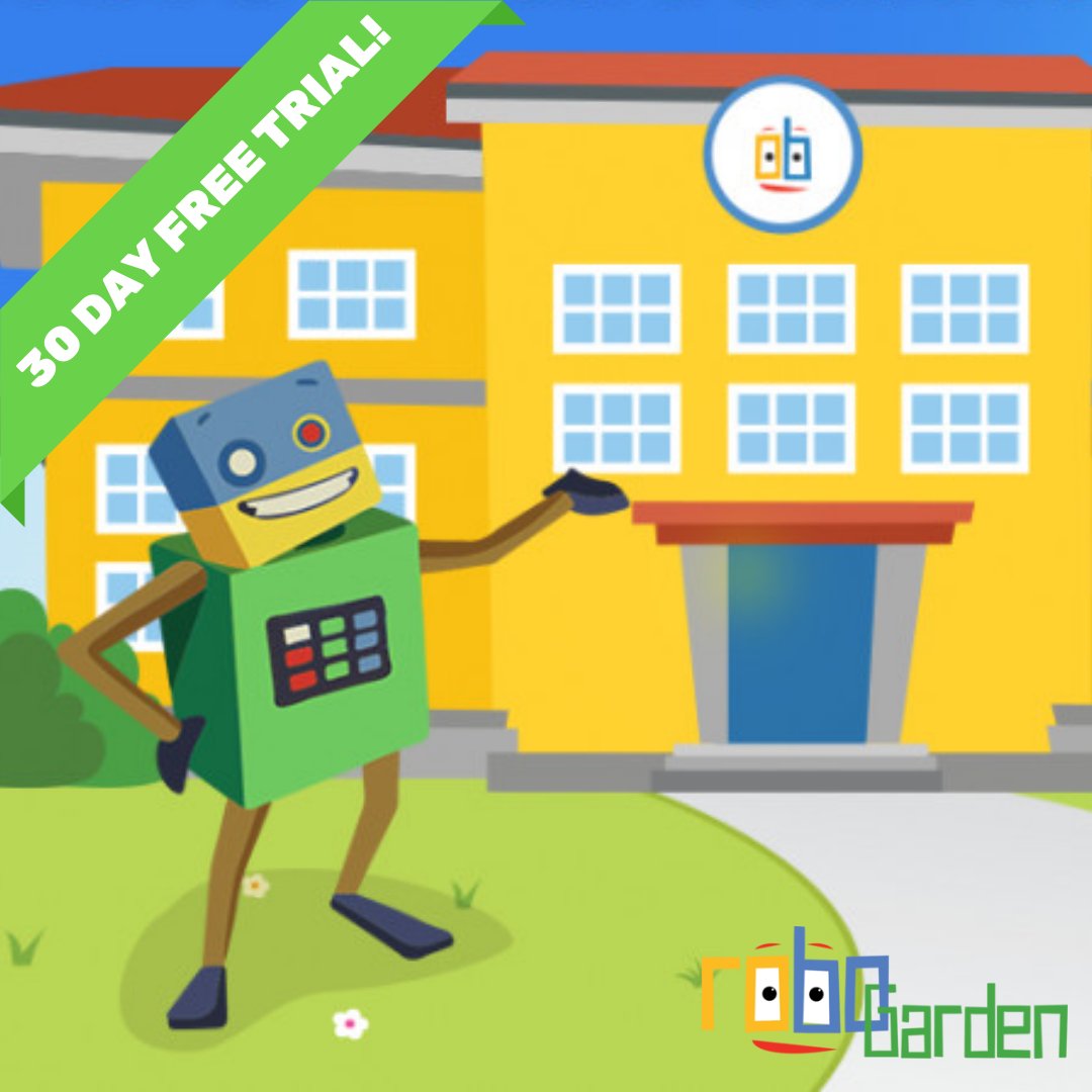 LOGICSAcademy's tweet image. For a limited time get a 30-day FREE trial with RoboGarden – an easy and fun way to bring coding into the classroom!
Sign up for your free trial today: logicsacademy.com/robogarden/
#RoboGarden #CodingOntario #KidsLearnCode #LearntoCode