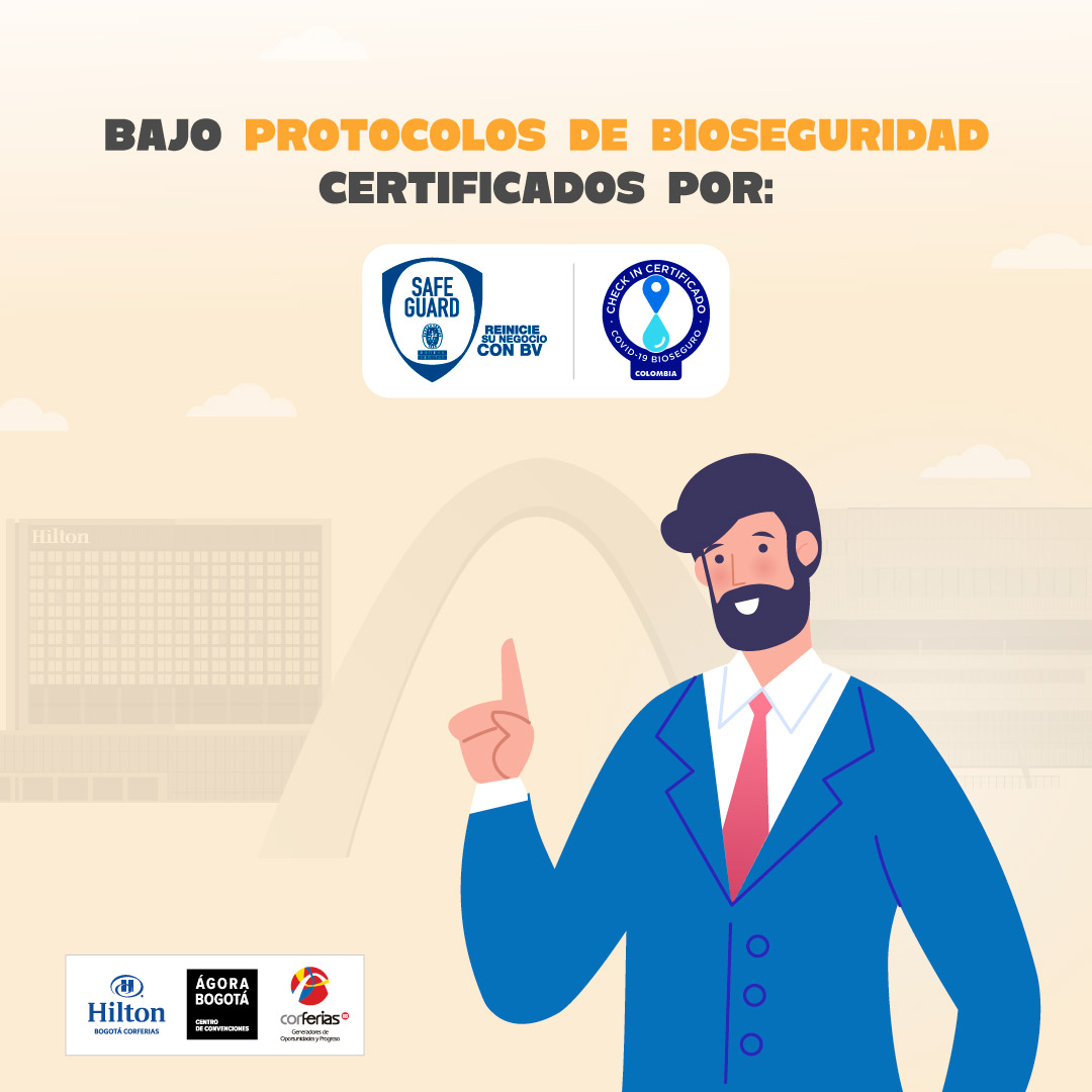 CorferiasBogota's tweet photo. Nuestra industria se reencuentra de forma biosegura en el Distrito de Ferias, Eventos y Convenciones de Bogotá. Un espacio con todos los protocolos de bioseguridad certificados por Bureau Veritas y el MinCIT. #ViveElDistrito https://t.co/FjkyAKQRQW