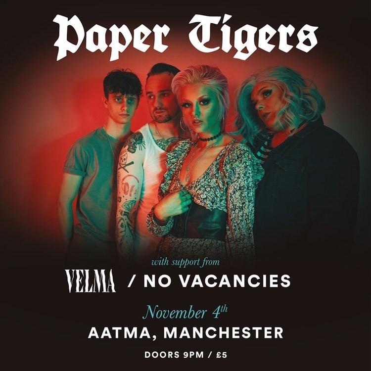 Told ya we had some more gigs up our sleeves! Pleased to announce we play @aatmamcr 4th November with @papertigersni and <a href="/no_vacancies_/">NO VACANCIES</a> 

See you at the front! ❤️‍🔥