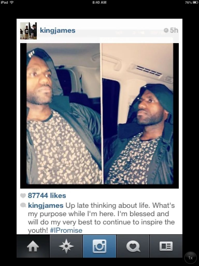 currypistonn's tweet photo. Lebron’s old IG posts are hilarious 😭 https://t.co/DpIx5rIH9B