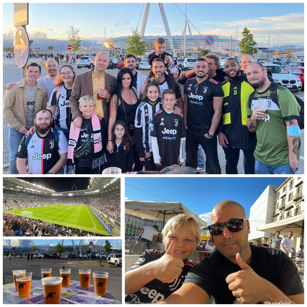 We always win! 🖤 Free drinks for everyone and new friends from 🇷🇴🇦🇺🇬🇧🇱🇾🇮🇹🇺🇸🇩🇰🇩🇪🇱🇧🇿🇦 🙌🏻 see you for Juve-Samp and Juve-Chelsea! #YourFamilyInTurin