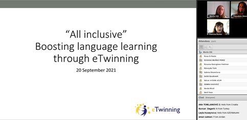 Just started with 150 participants <a href="/eTwinningEurope/">eTwinningEurope</a>