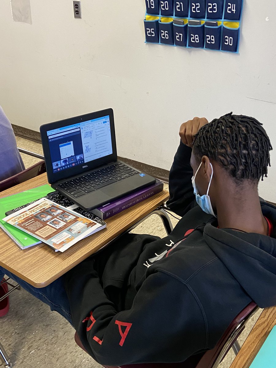 In Adam’s Algebra class Collaboration + <a href="/GoogleMeet2/">GoogleMeet</a> = a winning combination <a href="/WildcatBRHS/">Benjamin Russell High School</a> <a href="/AlexanderCityS1/">Alexander City Schools</a>