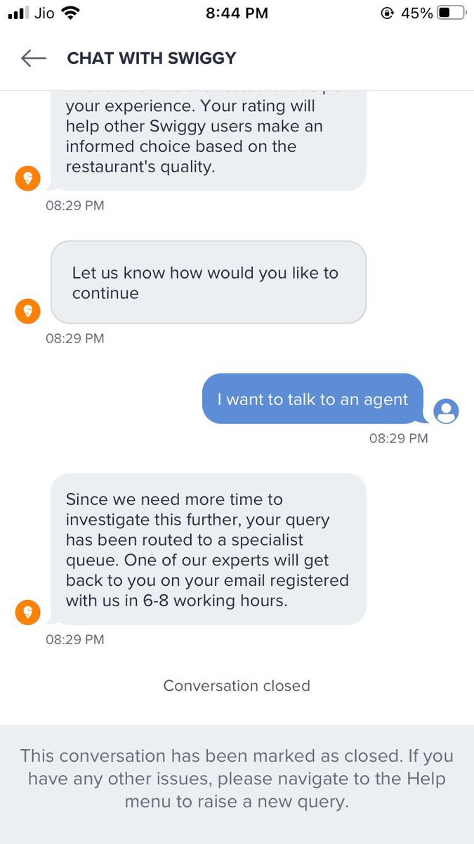 KanishkSanghi's tweet photo. Highly disappointed with the service of @SwiggyCares @swiggy_in. Sending in chicken to a vegetarian customer. Pathetic in such times. Need a clear explanation for the same. @zomatocare @zomato You can laugh on this. #shit #refund #action #fraud #case https://t.co/9hHwm1oE7v