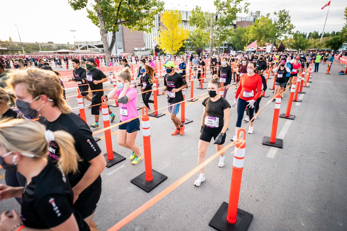 CanadianRunning's tweet photo. The Calgary Marathon hosts the largest race in Canada since pandemic:

https://t.co/fpJGNLen8I https://t.co/ZfZey7tIXA