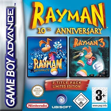 YumyYam2's tweet photo. 🎉 Rayman 10° Aniversario 🎉
Fueron recopilaciones de juegos.
Para GBA: Rayman Advance y el 3.
Para GameCube, Rayman 3 y un DVD.
En PS2, Rayman M, Revolution y el 3.
Y en PC, M, The Great Escape, Rayman 3 y su Print Studio.
#MesDeRayman #Rayman26th https://t.co/Y1PmpjYCcU