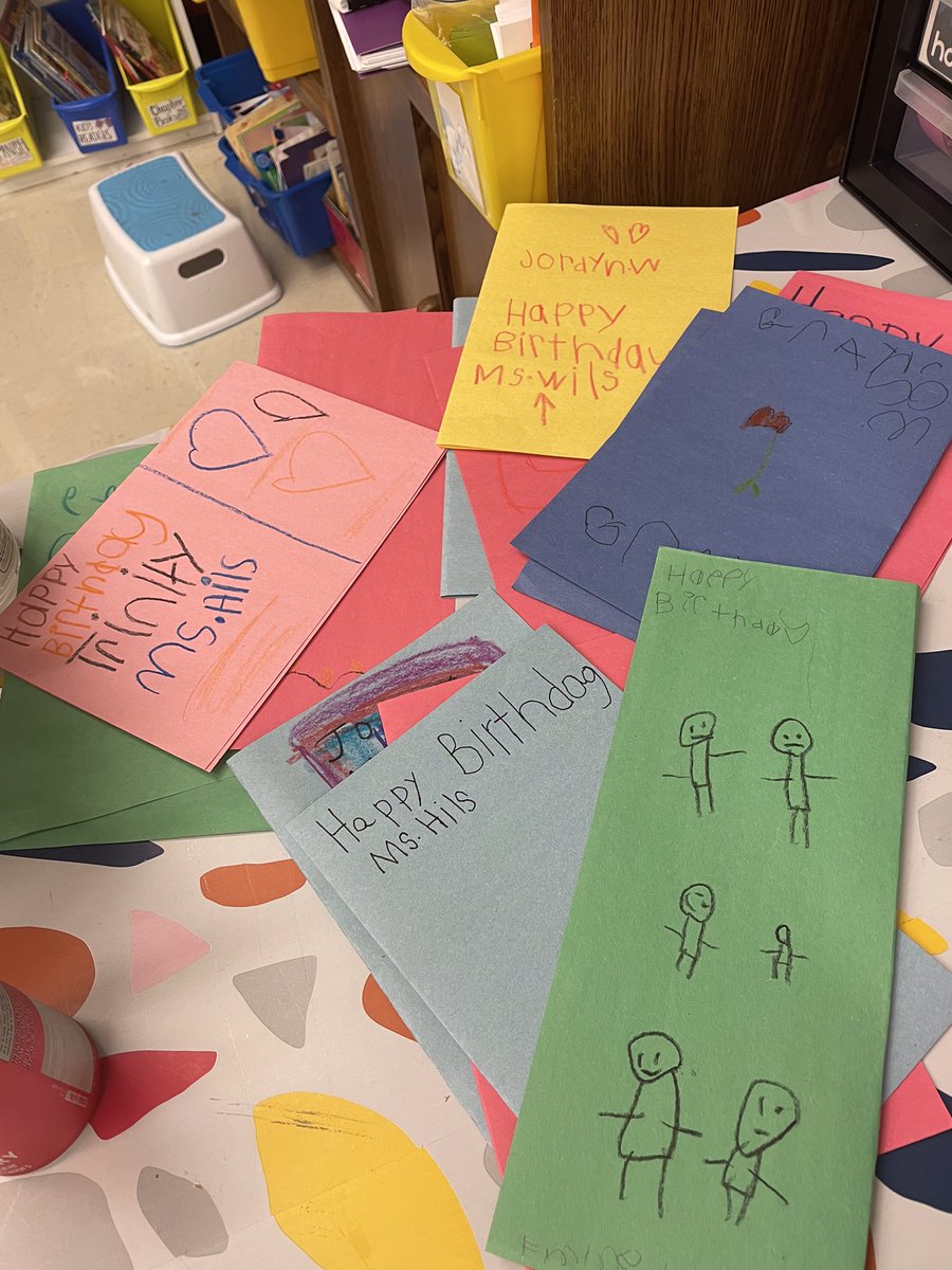Thank you for the sweet birthday cards from your class <a href="/mayanbatson/">Maya Bratten, M.Ed</a>!!!