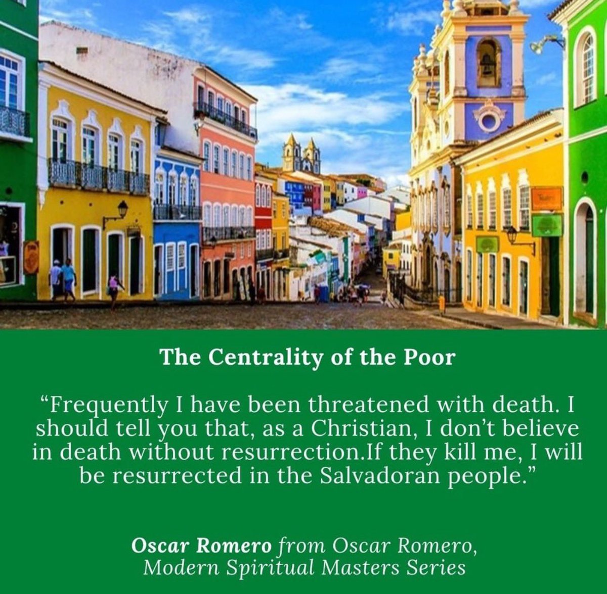 OrbisBooks's tweet photo. This book celebrates the life, the spirit and the legacy of the Archbishop ( now saint ) Oscar Romero. #oscarromero #saint #christian #theology #liberation #catholic #poor #resurrection #salvadoran #scottwright #rennygolden @marieadennis https://t.co/UqnJeisPUm