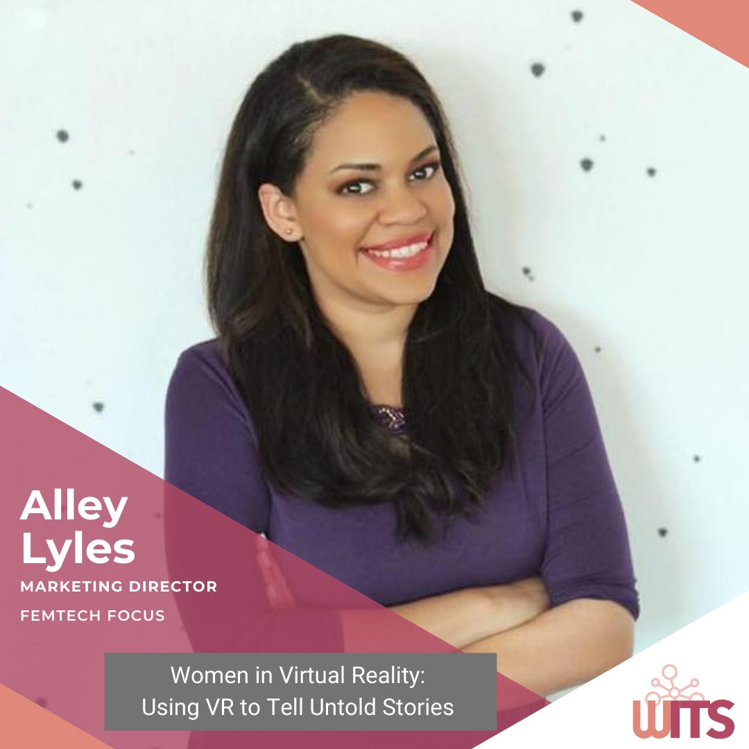 Want to know more about #WomenInVR #WomeninVirtualReality and using #VR to tell stories?  Join @alleylyles_ at the WITS Fall 2021 Virtual Summit, Oct 20-22  womenintechsummit.net/fall2021virtua…  
✨Save with her speaker discount >> SPEAKER25
#WomenInTech #VirtualReality #WITSVirtual21