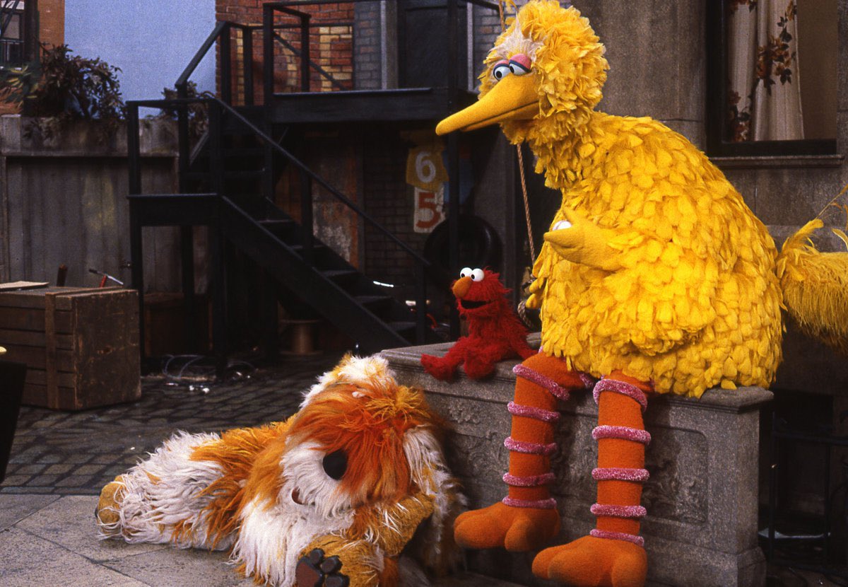 lot of Sesame Street lately and it keeps occurring to me without prompting ...