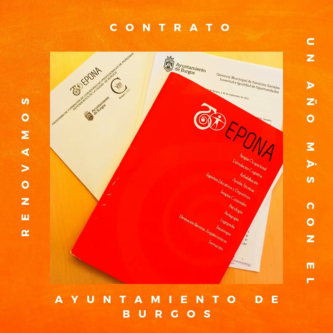 Estamos de enhorabuena y el Ayuntamiento de Burgos nos ha renovado el contrato para 2022 del Programa de Formación de Cuidadores No Profesionales de Personas Dependientes de #Burgos
#terapiaocupacional #Fisioterapia #psicología #trabajosocial  #enfermería #rehabilitación