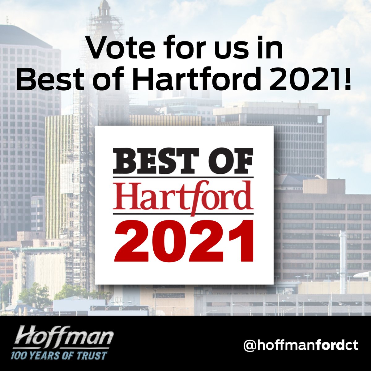 HoffmanFordCT's tweet photo. Vote the Hoffman Auto Group for Best of Hartford! https://t.co/FtcXFlbrnW https://t.co/lTH1wcZOfx