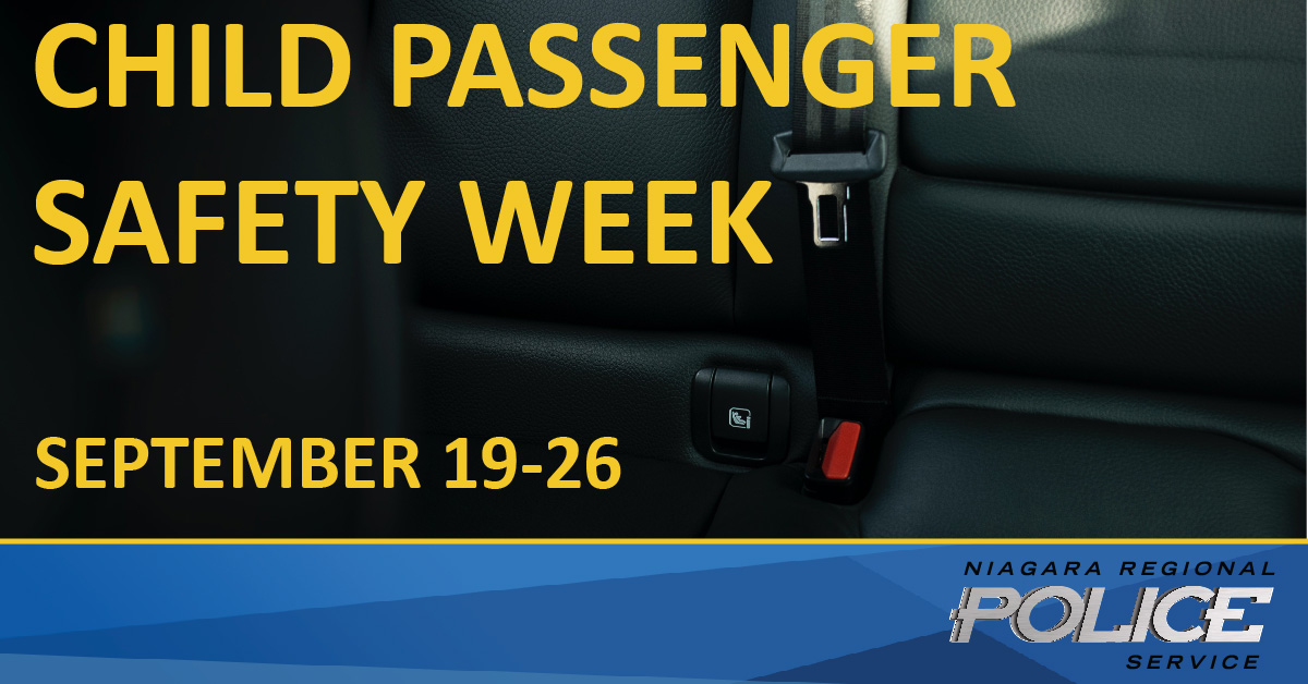 NiagRegPolice's tweet image. It&apos;s Child Passenger Safety Week in Canada!

Our officers will be out ensuring everyone is properly secured in their seats, and that drivers are following the rules of the road. 

Check out Ontario&apos;s YouTube channel for more safety info!

#TheRightSeat #CPSWeek2021
