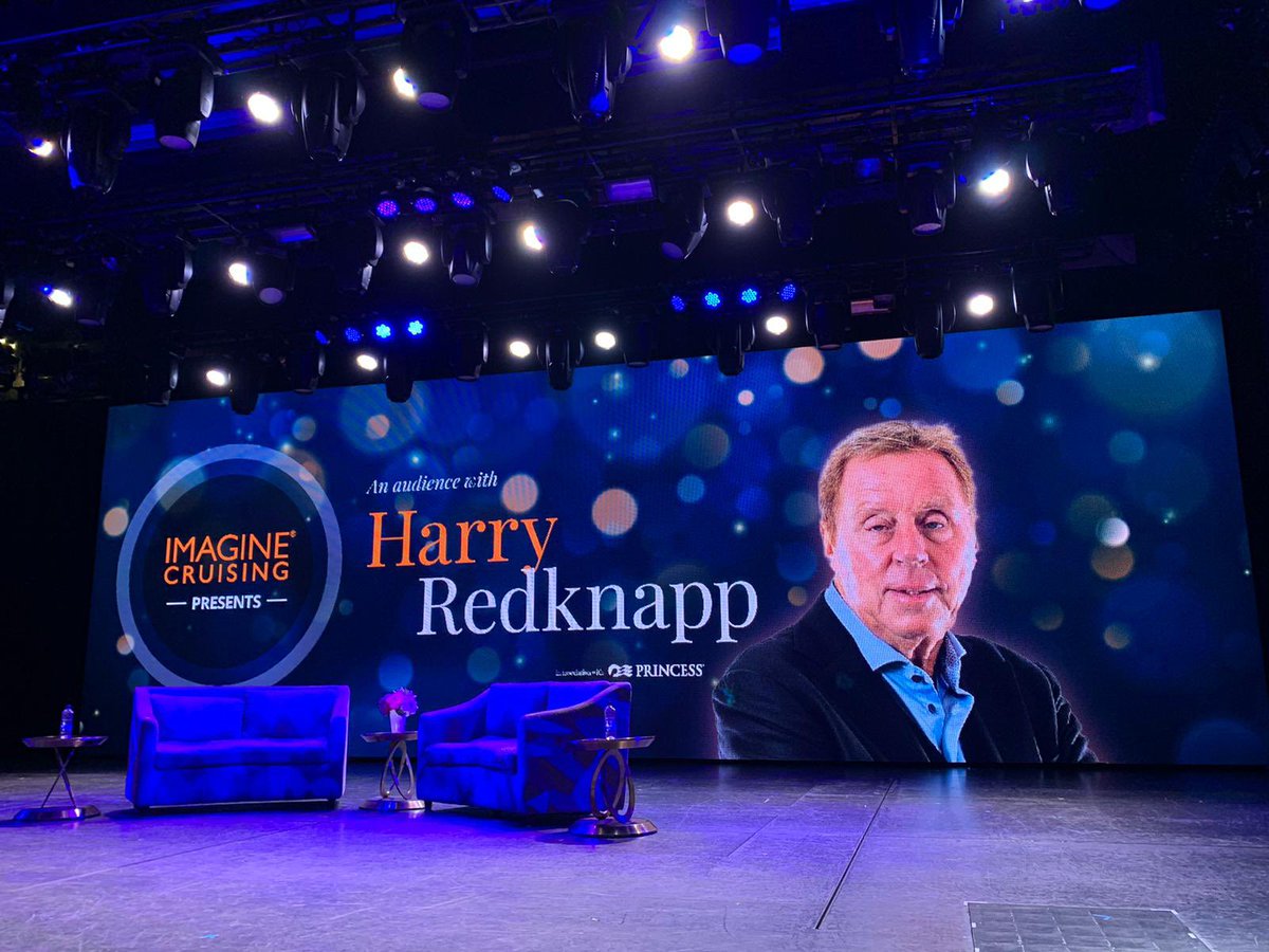 We are ready for an audience with @Redknapp!🤩

👉🏼 Doors open from 5:30PM
📍 Princess Theatre, Deck 6 & 7

#ImagineSailcation