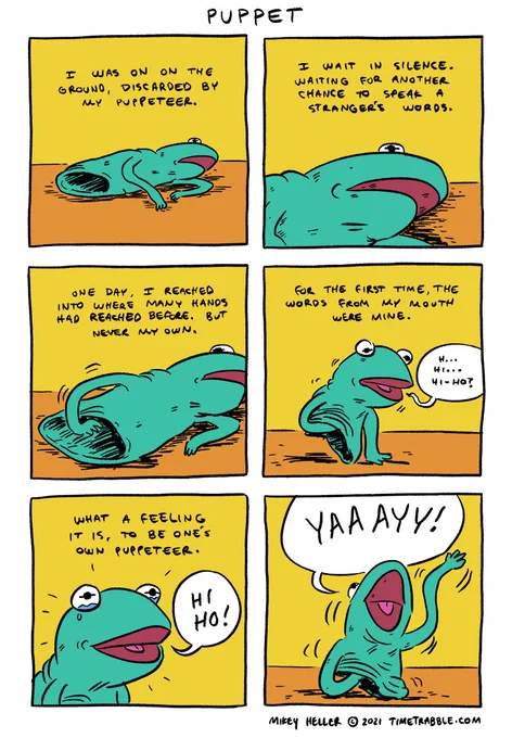 i drew a comic about a puppet 