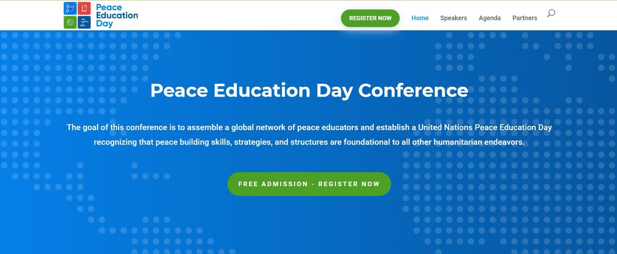 Where to watch LIVE TODAY!

peaceeducationday.com

or
tprf.org/peace-day-2021/

or

youtube.com/watch?v=b_8bZv…